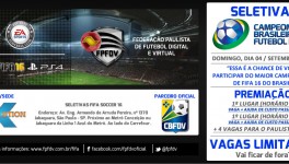 Seletivas | Inscrições Campeonatos Paulista e Brasileiro FIFA 16