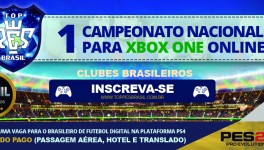 Inscrições TOP PES BRASIL | Torneio XBOX ONE | ONLINE | Inscreva-se já!